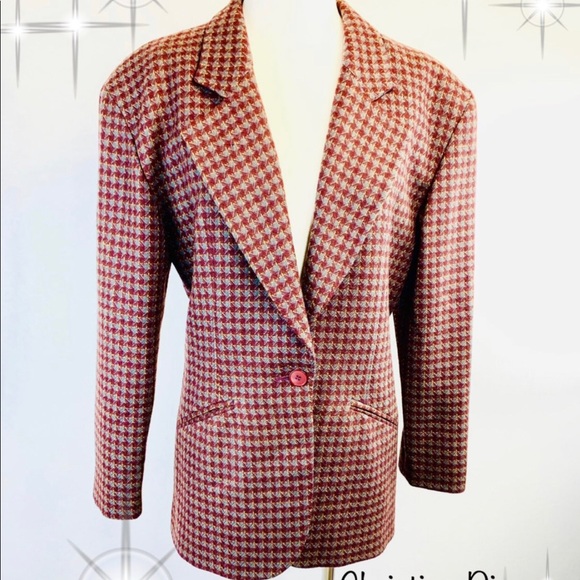 Dior Jackets & Blazers - Christian Dior 1980s Authentic Vintage Wool Blazer